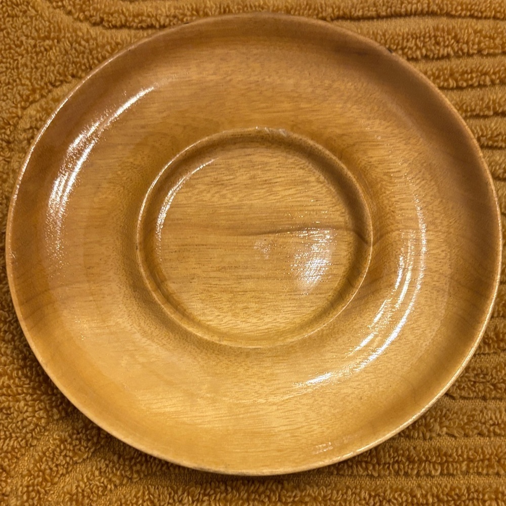 Elegant Wooden saucer Plate